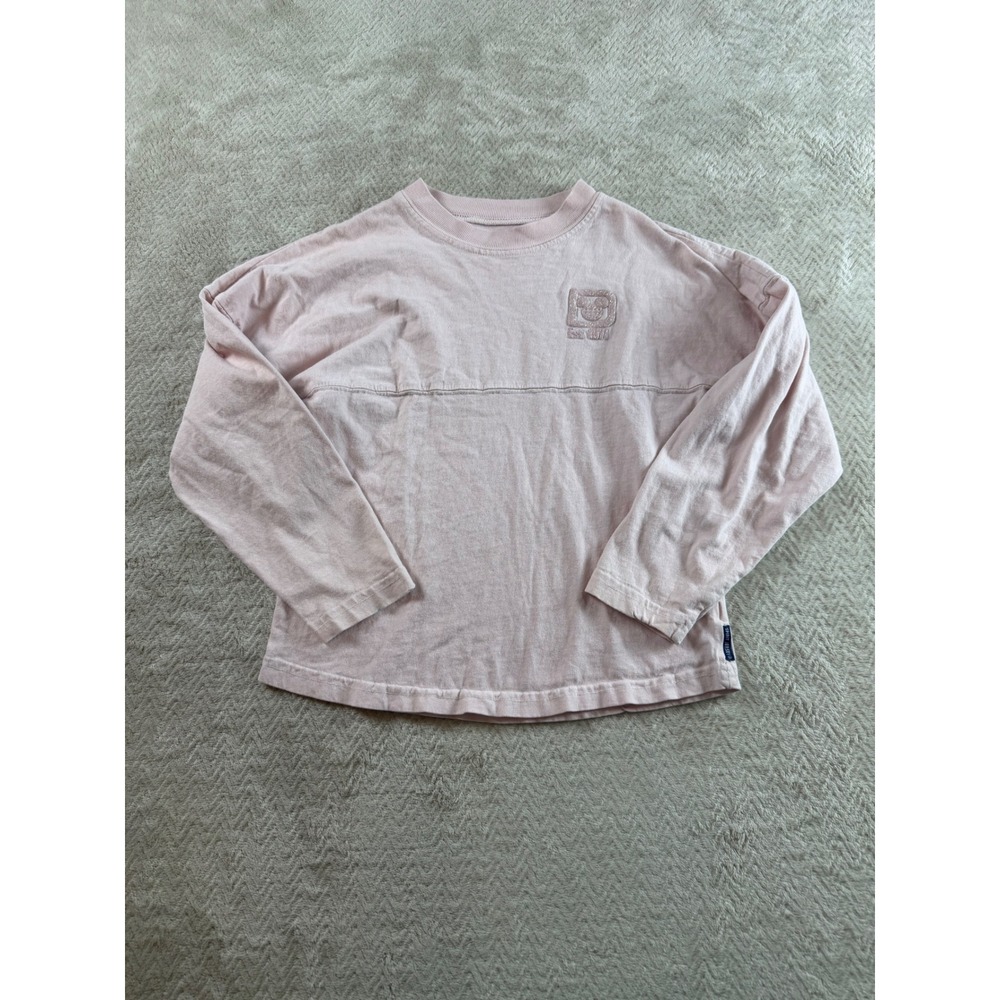 Disney Parks Walt Disney World Spirit Jersey Pink Glitter Puff Print Medium kids - Picture 2 of 13